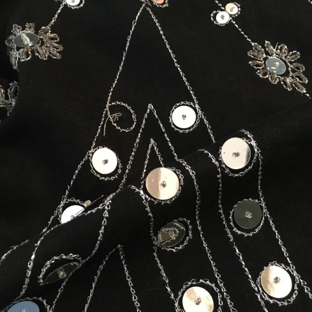 Carole Little vintage size 4 skirt fully lined black - Picture 5 of 5